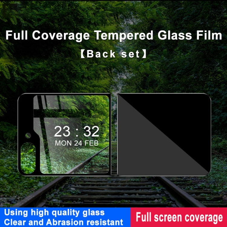 Pour Samsung Galaxy Z Flip6 IMAK Film de Protection en Verre Trempé Couverture Complète Arrière