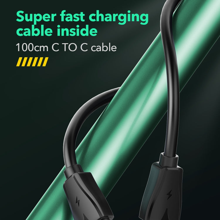 LDNIO Q367 65W GaN 3 x USB-C / Type-C Interface Charger with 1m USB-C / Type-C to USB-C / Type-C Data Cable, Plug Type:US Plug(Black)