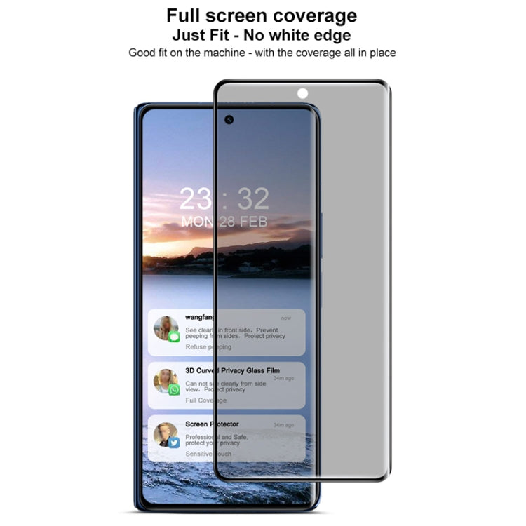 For Xiaomi Mix Fold 4 imak 3D Curved HD Full Screen Anti-spy Tempered Glass Protective Film