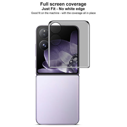 For Xiaomi Mix Flip imak 3D Curved Privacy Anti-glare Full Rear Screen Tempered Glass Film