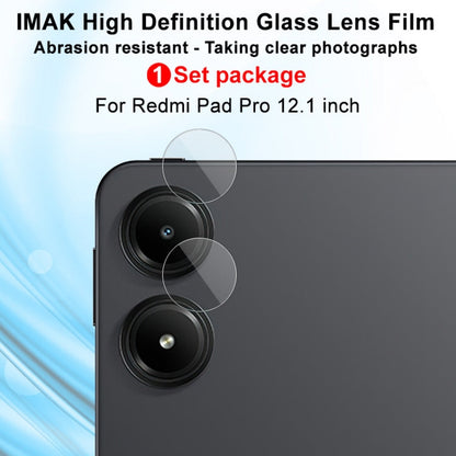 For Redmi Pad Pro 12.1 2 PCS/Set IMAK HD Glass Rear Camera Lens Film