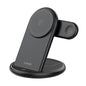 LDNIO WL02 25.5W 5 in 1 MagSafe Wireless Charger with 30cm Type-C Cable(Black)