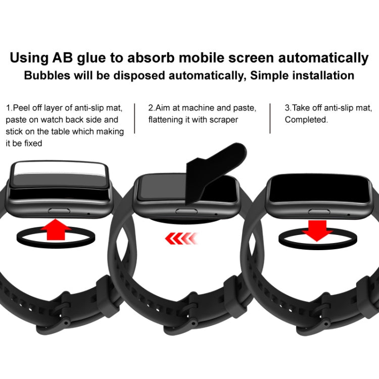 For Xiaomi Smart Band 9 / 9 NFC imak Plexiglass HD Watch Protective Film