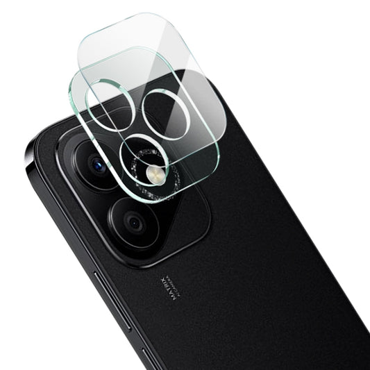 Film en verre trempé pour objectif d'appareil photo arrière intégré For Honor X60i imak avec capuchon d'objectif