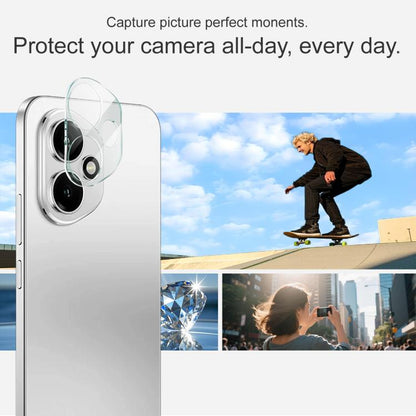 For Honor 400 Global 156.5mm imak Integrated Rear Camera Lens Tempered Glass Film with Lens Cap