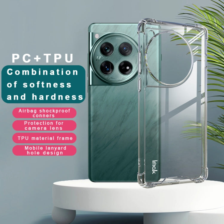For OnePlus 12 5G IMAK Space Shield PC + TPU Airbag Shockproof Phone Case(Transparent)