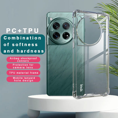 For OnePlus 12 5G IMAK Space Shield PC + TPU Airbag Shockproof Phone Case(Transparent)