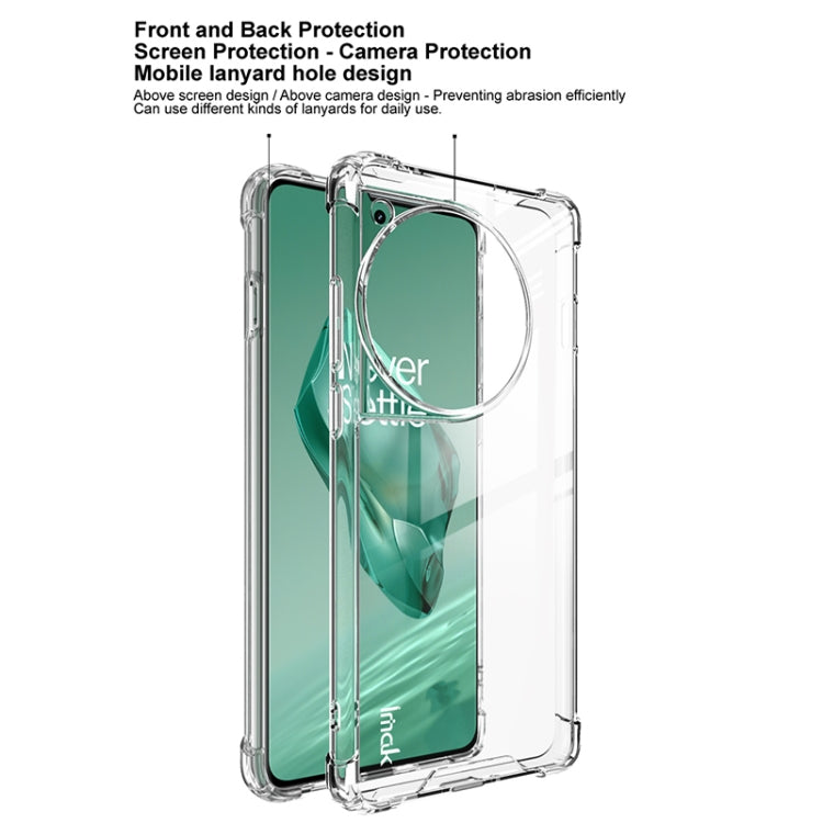 For OnePlus 12 5G IMAK Space Shield PC + TPU Airbag Shockproof Phone Case(Transparent)