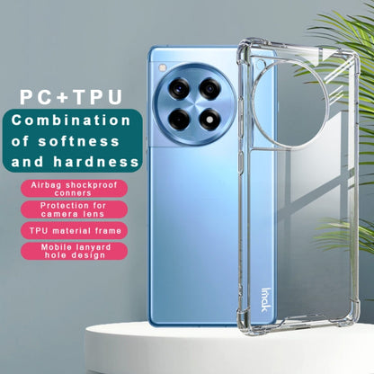 For OnePlus Ace 3 5G / 12R 5G IMAK Space Shield PC + TPU Airbag Shockproof Phone Case(Transparent)