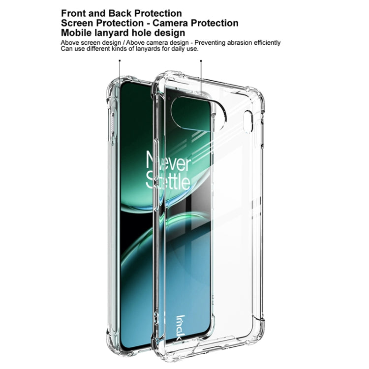 For OnePlus Nord 4 IMAK Space Shield PC + TPU Airbag Shockproof Phone Case(Transparent)