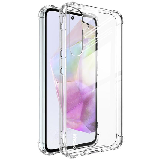For Samsung Galaxy A35 5G IMAK Space Shield PC + TPU Airbag Shockproof Phone Case(Transparent)