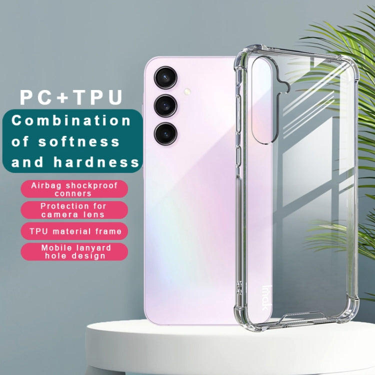 For Samsung Galaxy A55 5G IMAK Space Shield PC + TPU Airbag Shockproof Phone Case(Transparent)