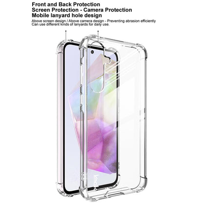 For Samsung Galaxy A55 5G IMAK Space Shield PC + TPU Airbag Shockproof Phone Case(Transparent)