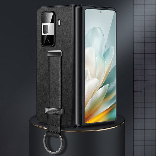 Pour Honor Magic Vs3 SULADA PC + Coque de téléphone antichoc en cuir texturé (noir)
