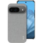For Google Pixel 9 / 9 Pro imak Ruiyi Series Cloth Texture PU + PC Phone Case(Light Grey)