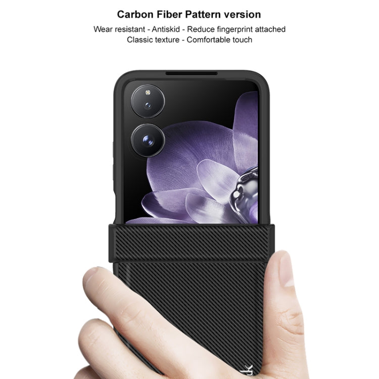 For Xiaomi Mix Flip imak Ruiyi Series Carbon Fiber PU + PC Phone Case
