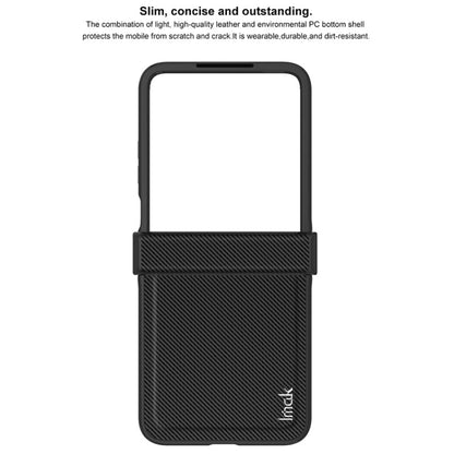 For Xiaomi Mix Flip imak Ruiyi Series Carbon Fiber PU + PC Phone Case