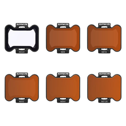 For DJI Avata 2 Sunnylife Camera Lens Filter, Filter:6 in 1 MCUV ND8/16/32/64/128