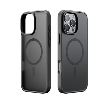 Pour iPhone 16 Pro Max DUX DUCIS Yind Series Coque de téléphone hybride TPU PC MagSafe (Noir)