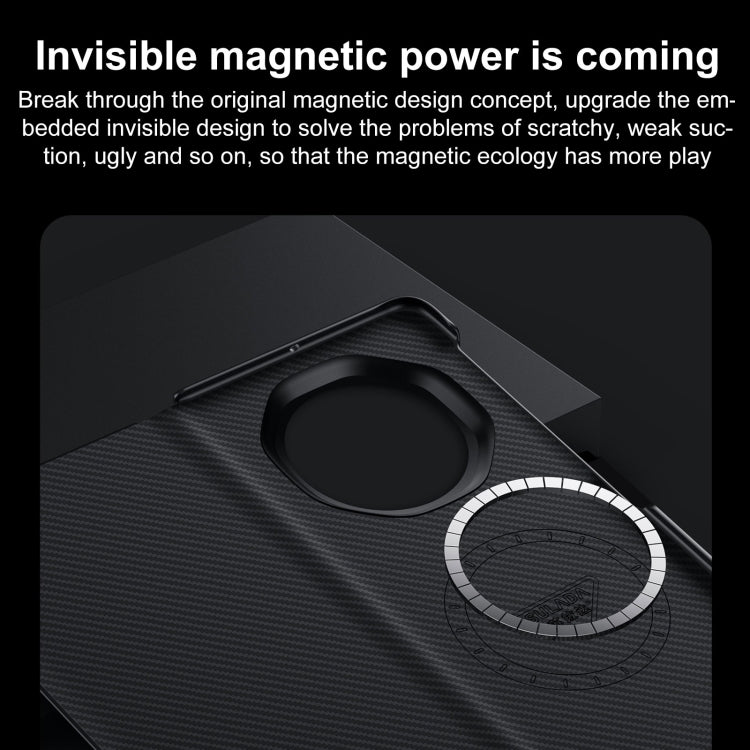 For Honor Magic Vs3 SULADA Kevlar 600D Texture Smart Window Leather Phone Case(Purple)