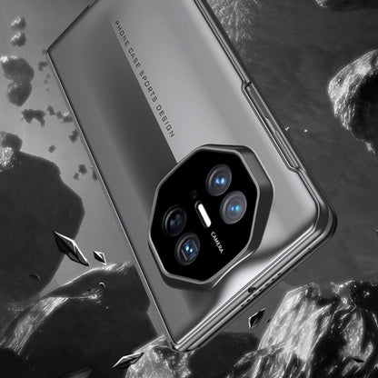 For Huawei Mate X5 GKK Blade Flip PU Phone Case(Black)