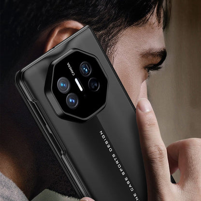 For Huawei Mate X5 GKK Blade Flip PU Phone Case(Black)