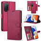 Pour Samsung Galaxy S20 FE 5G LC.IMEEKE L2 Series Étui de téléphone en PU détachable Magsafe avec cordon (rouge)