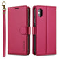For iPhone XS Max LC.IMEEKE L2 Series Detachable Magsafe PU Phone Case with Lanyard(Red)