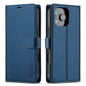 For iPhone 16 Pro Max LC.IMEEKE L2 Series Detachable Magsafe PU Phone Case with Lanyard(Blue)