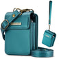 For Samsung Z Flip Series CaseMe Me50 Mini Lanyard Universal Bag(Green)