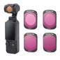 Pour filtre métallique magnétique d'objectif d'appareil photo DJI Osmo Pocket 3 Sunnylife, aucun impact sur la réinitialisation du cardan, filtre : 4 en 1 ND8-64