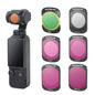 Pour filtre magnétique en métal Sunnylife pour objectif DJI Osmo Pocket 3, sans impact sur la réinitialisation du cardan, filtre : UV CPL ND8-64 (6 en 1)