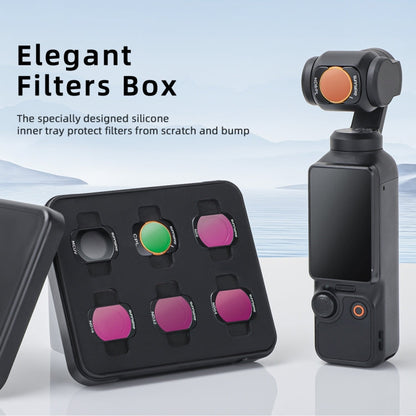 For DJI Osmo Pocket 3 Sunnylife Camera Lens Magnetic Metal Filter, No Impact On Gimbal Reset, Filter:ND32PL