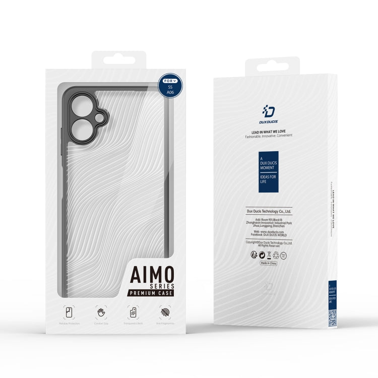 For Samsung Galaxy A06 4G DUX DUCIS Aimo Series TPU + PC Frosted Feel Phone Case(Black)