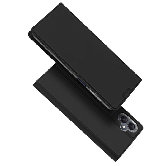 For Samsung Galaxy A06 4G DUX DUCIS Skin Pro Series Flip Leather Phone Case(Black)