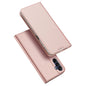 For Samsung Galaxy A16 5G DUX DUCIS Skin Pro Series Flip Leather Phone Case(Pink)