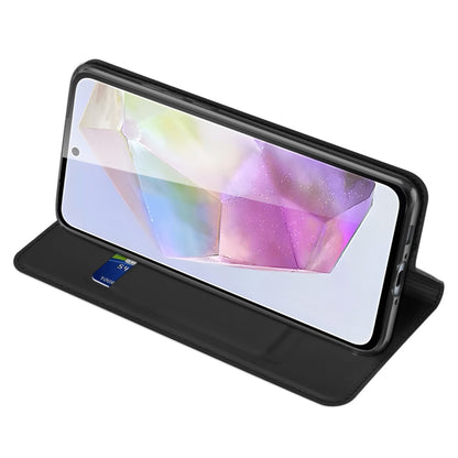 For Samsung Galaxy A36 5G / A56 5G DUX DUCIS Skin Pro Series Flip Leather Phone Case(Black)