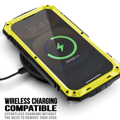 For iPhone 16 Pro Max R-JUST Life Waterproof Dustproof Shockproof Phone Case(Yellow)