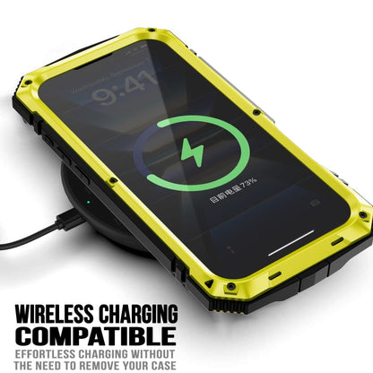 For iPhone 16 R-JUST Life Waterproof Dustproof Shockproof Phone Case(Yellow)