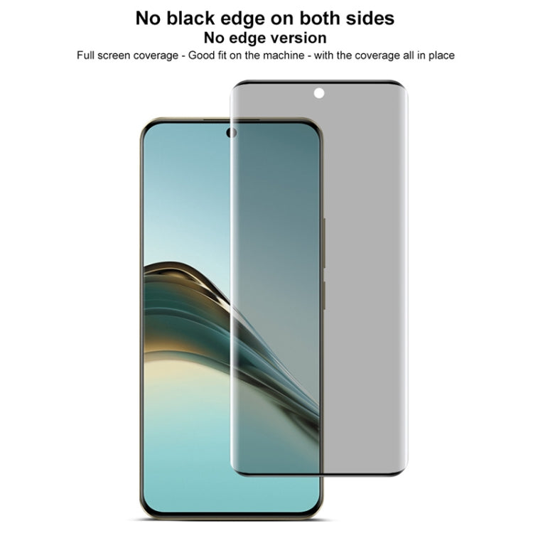 For Realme 13 Pro+ 5G Global imak No Edge Version 3D Curved Privacy Full Screen Tempered Glass Film