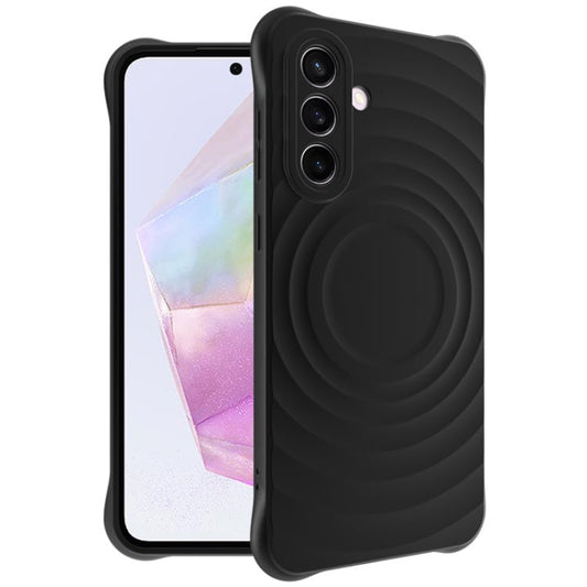 For Samsung Galaxy A36 5G IMAK UC-6 Series Manbo Frosting Soft Phone Case(Black)