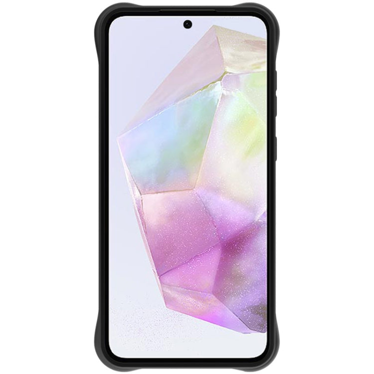 For Samsung Galaxy A36 5G IMAK UC-6 Series Manbo Frosting Soft Phone Case(Black)