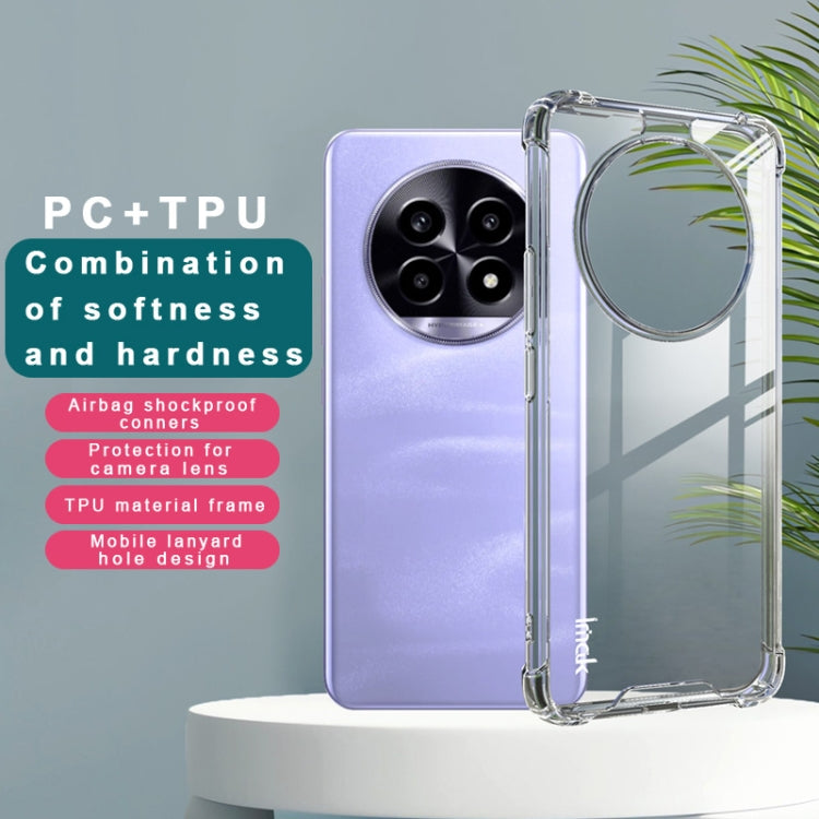 Pour Realme 13 Pro+ Coque de protection antichoc IMAK Space Shield en PC + TPU avec airbag (transparent)