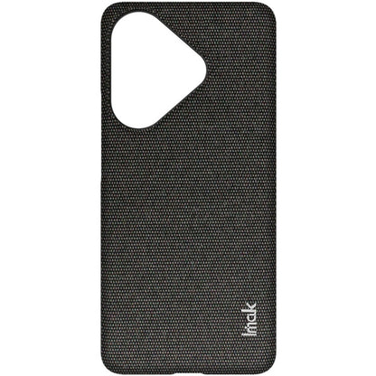 For Xiaomi Poco F6 5G imak Ruiyi Series Cloth Texture PU + PC Phone Case(Black)