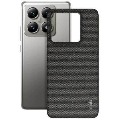 For Xiaomi 14T Pro imak Ruiyi Series Cloth Texture PU + PC Phone Case(Black)
