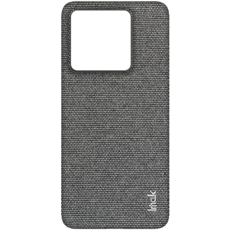 For Xiaomi 14T Pro imak Ruiyi Series Cloth Texture PU + PC Phone Case(Dark Grey)