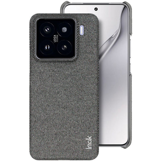 For Xiaomi 15 imak Ruiyi Series Cloth Texture PU + PC Phone Case(Dark Grey)