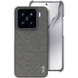 Pour Xiaomi 15, coque de téléphone imak Ruiyi Series en tissu texturé PU + PC (Gris foncé)