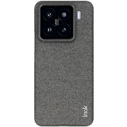 Pour Xiaomi 15, coque de téléphone imak Ruiyi Series en tissu texturé PU + PC (Gris foncé)