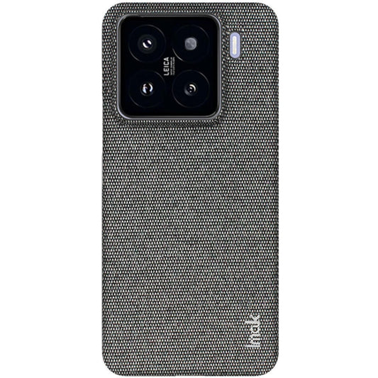 For Xiaomi 15 imak Ruiyi Series Cloth Texture PU + PC Phone Case(Dark Grey)